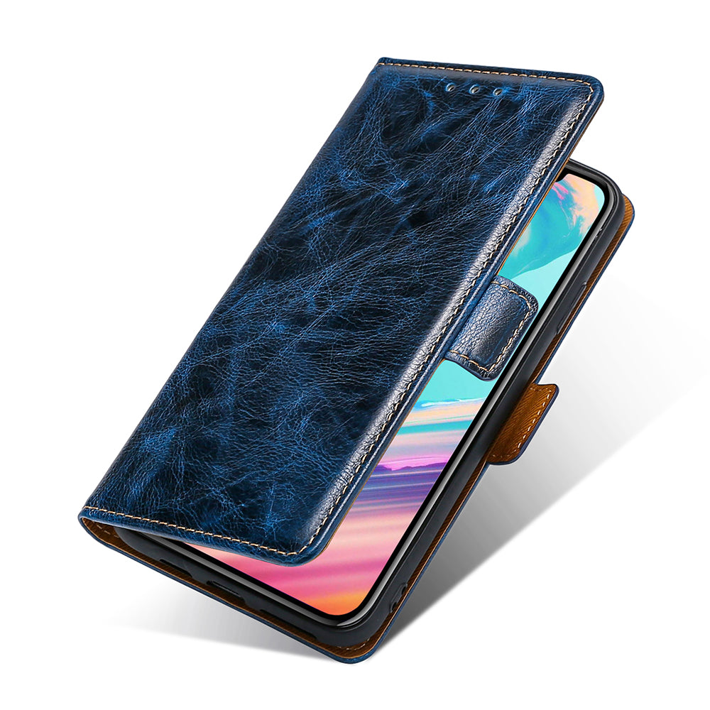 TPU + PU Leather Stand Cell Phone Case for Samsung Galaxy S20 FE/S20 Fan Edition/S20 FE 5G/S20 Fan Edition 5G - Blue TPU + PU Leather Stand Cell Phone Case for Samsung Galaxy S20 FE/S20 Fan Edition/S20 FE 5G/S20 Fan Edition 5G - Blue
